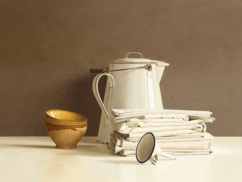 White Can and white Cloths