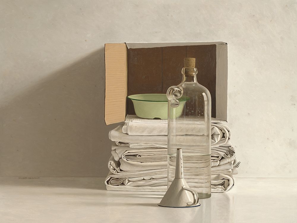 Cloths-Box-Bottle-Bowl and Funnel