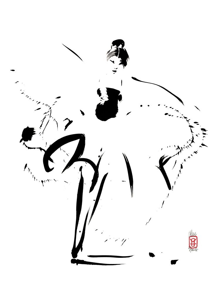 Affirmee sur ses pointes