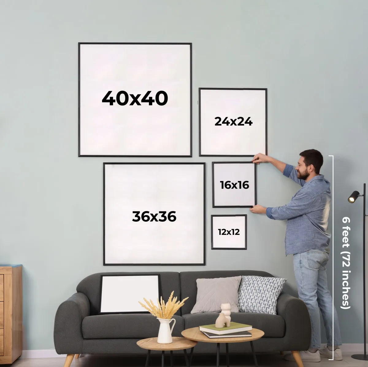 Horizontal size guide